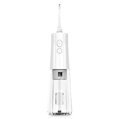 Myora Cordless Water Flosser MY03 for Teeth Cleaning with 300 ml Tank 4 Modes Custom Pressure Levels 1400 mAh Li-ion Waterproof 360 Nozzle Includes 2 Nozzles