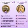 Misstevia Sugar Free Muesli | Stevia Sweetened Muesli In India | 95% Oats, Seeds & Fruits | High Fiber Low Calorie Diet Diabetic & Kids Friendly | Healthy Breakfast & Snack | Diet Food Wholegrain (Pack of 2) view 4