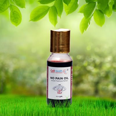 Cell Health | No Pain Oil 50ML | For Joint Pain, Swelling & Stiffness |With Maha Narayan Tel, Salai Guggal, Peppermint
