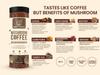 India Flavour Mushroom Coffee - 7 Mushroom Blend with 100% Pure Coffee | Energy, Focus & Immunity Support | 400gm, Pack of 4(100gm Each) view 3