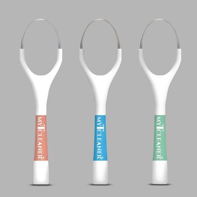 MyTCleaner | Premium Stainless Steel Tongue Cleaner for Men & Women | Fresh Breath | Bacteria Removal | Prevent Bad Breath | Improved Taste Sense & Oral Hygiene - Pack of 3