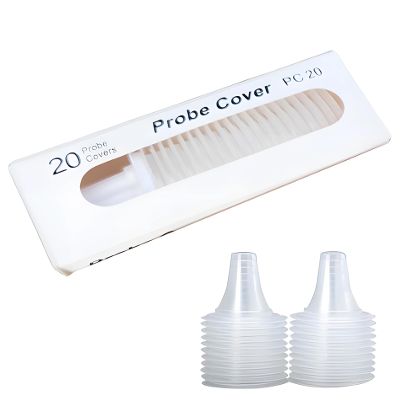 20 Pcs Disposable Probe Covers for Thermometer, Ear Thermometer Covers, Hygienic Use Temperature Monitoring Accessories