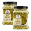Earthy Eats Green Raisin  800 Gram (2 x 400g), Natural Tangy Dried Fruit Snack for Snacking, Baking, and Desserts, Bite-Sized Pieces, Healthy and Flavorful view 1