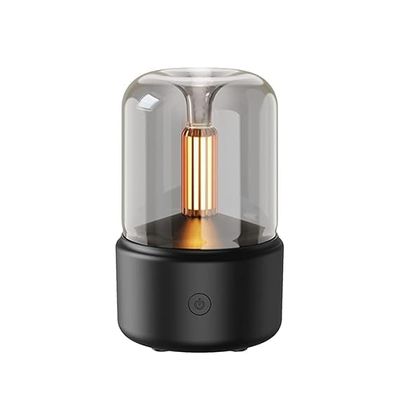 2 in 1 Table Lamp and Air Humidifier for Room Moisture, Essential Oil Diffuser, Cool Mist Humidifier & Warm Lights Auto Shut-Off Function, Aroma Diffuser (Light with HUMIDIFIER)