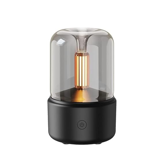 2 in 1 Table Lamp and Air Humidifier for Room Moisture, Essential Oil Diffuser, Cool Mist Humidifier & Warm Lights Auto Shut-Off Function, Aroma Diffuser (Light with HUMIDIFIER)