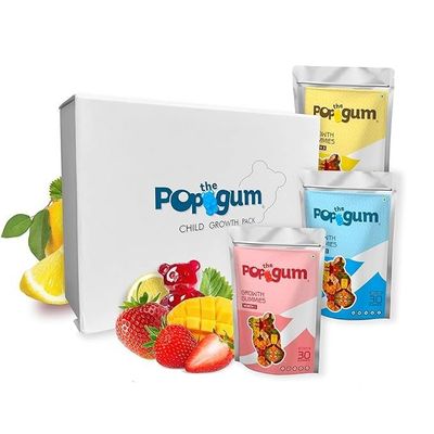 Daily Growth Gummies Combo  Bone & Height Support Supplement  Vitamins & Minerals for Strong Grow