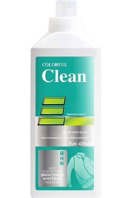 ColorfulClean ColorSafe Bleach Liquid Laundry Whitener & Booster | NonChlorine Oxygen Formula | Brightens Whites&Colors, Removes Yellowing & Odors | Fresh Scent (425ml)