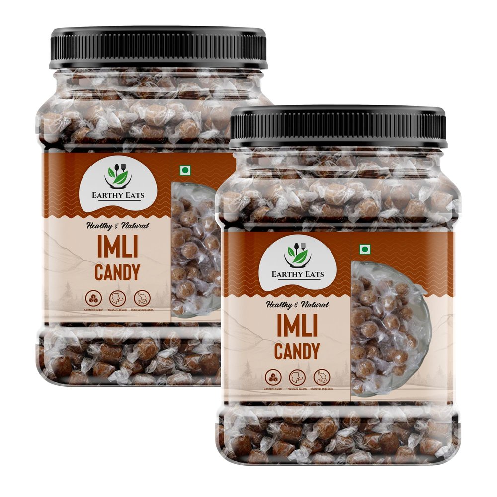 Earthy Eats Imly Candy  800 Gram (2 x 400g), Tangy Snack and Treat, Bite-Sized Candy for Refreshment, Flavorful and Natural Snack