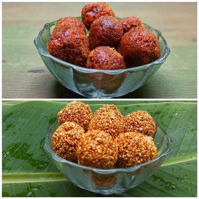MonBangla Special Home made Narkel Naru -200 G + Til er naru (200G) Authentic & Fresh