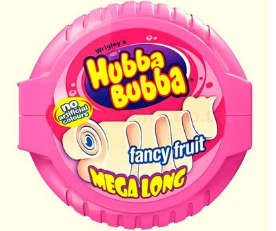 Hubbaa Bubbaa Bubble Tape Fancy Fruit Chewing Gum, 56gm