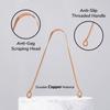Gachwala Pure Copper Tongue Cleaners Pack of 2 | Dual Oral Hygiene Tools for Fresh Breath & Bacteria Removal | Eco-Friendly Tongue Scraper Set view 2