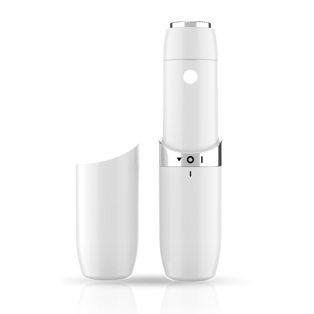 Face Mini Hair Remover FS1000, Electric Facial Hair Remover for Women, Quick, Instant, Gentle, Painless, Smooth Skin, Glow On-The-Go, with Smartlight, for Upper Lips, Chin, Cheeks, Peach Fuzz