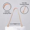 Gachwala Pure Copper Tongue Cleaner for Adults | Single Piece Tongue Scraper for Fresh Breath, Bacteria Removal & Oral Care | Eco-Friendly Reusable Design view 2