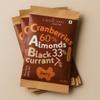 A Dough Story Berry Snack Bar | 60% Cranberries, 33% Almonds, 7% Black Currant | Sugar-Free Natural Fruit & Nut Bar | Healthy On-the-Go Snack Pack of 6 view 2