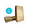 Excelegal Brown Grocery Bag Pack of 60 | 60 GSM Recycled MG Kraft Paper Bags | Food Grade Smell Free | 6.5x4x12 Inches || 17x11x30 Cm | Eco-Friendly Carry Bags with 4 Kg Capacity view 2