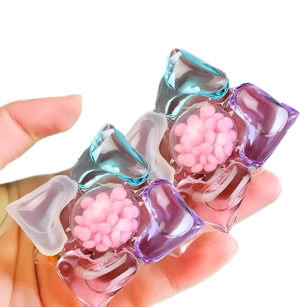 5-in-1 Matic Laundry Pods for Top/Front Load Washing Machines SmartShot Detergent Capsules for Stain Removal, Odor Control, Brightness Pack of 20 Cleaning Tablets