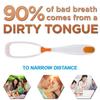 Fealtin Pack of 4 Tongue Cleaner with Travel Capsule Holder | Soft Tongue Scraper & Oral Care Tool | Portable Toothbrush & Toothpaste Storage Plastic Case for Fresh Breath & Dental Hygiene (4PCS + Capsule) view 3