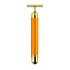 24K Gold Face Massager  Electric TShaped AntiAging Tool for Lifting, Wrinkles & Skin Firmness, Portable view 1