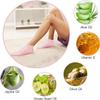 2 Pairs Silicone Moisturizing Glove Socks Set,Anti Slip Soft Spa Gel Socks Softening Feet Dry Cracked Skin,Women Spa Pedicure Socks For Foot Hand Softening (Pink) view 4