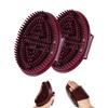 2 PCS Meridian Brush for Belly Fat, Meridian Massage Brush, Full Body Massage Brush for Lymphatic Care and Dry Brushing, Brown view 1