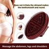 2 PCS Meridian Brush for Belly Fat, Meridian Massage Brush, Full Body Massage Brush for Lymphatic Care and Dry Brushing, Brown view 3