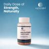 AAYUVERA Multivitamin Tablets for Men  1000mg | With Sea Buckthorn, Ashwagandha, Safed Musli, Shatavari, Mulethi & Saffron | Omega 3-6-7-9 Rich | Daily Energy, Strength & Immunity Support | 90 Tablets view 3