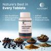 AAYUVERA Multivitamin Tablets for Men  1000mg | With Sea Buckthorn, Ashwagandha, Safed Musli, Shatavari, Mulethi & Saffron | Omega 3-6-7-9 Rich | Daily Energy, Strength & Immunity Support | 90 Tablets view 4
