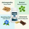 Accumind | Ayurvedic Brain & Nerve Tonic | Natural Remedy for Insomnia, Stress & Anxiety | Safe & Non-Habit Forming | Helps in Sound Sleep | Pack of 30 Capsules view 4