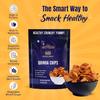 Evolve Healthy Snacks Pack of 3 Oats chips, Quinoa chips and Soya corn chips 100gm each | All Natural Millets and Grains | Vacuum Cooked | No Added Preservatives view 3