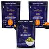 Evolve Soya Chips Combo | Soya Corn, Soya Pudina & Soya Cheese Chips, Crunchy Protein Snack, Wholesome & Tasty | No Palm Oil, Healthy Snacks For Adults | 195g (65g Each, Pack Of 3) view 1