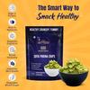 Evolve Soya Chips Combo | Soya Corn, Soya Pudina & Soya Cheese Chips, Crunchy Protein Snack, Wholesome & Tasty | No Palm Oil, Healthy Snacks For Adults | 195g (65g Each, Pack Of 3) view 3