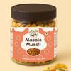 NISHRU Masala Muesli | Spicy & Savory Indian Breakfast Cereal | High-Fiber Healthy Snack with Oats, Nuts, Seeds & Whole Grains | Crunchy Wholesome Mix for Active Lifestyle | 100 gram view 1