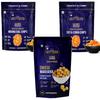 Evolve Healthy Snacks Pack of 3 Soya corn chips, Moong dal Chips 100gm and Cheese makhana 60gm | All Natural Millets and Grains | Vacuum Cooked | No Added Preservatives view 1