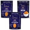Evolve Protein Power Combo | Soya Corn, Makhana & Rajma Chips, Crunchy High-Protein Treat, Wholesome & Tasty | Healthy Snacks For Adults | 195g (65g Each, Pack Of 3) view 1