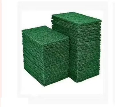 HnD Green Scrub Pad Pack of 20 for Dishwashing and Cleaning | Durable Non Scratch Kitchen Scrubber | Multipurpose Pads for Utensils Cookware Sink and Surface Care