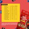 GrowFitz 25g High Protein Oats 800 Gram | Strawberry Flavor Breakfast Oatmeal | 12g High Fiber, Almonds, Raisin, Pumpkin, Chia Seeds, Super Rolled Oats | Healthy Fats, No Added Sugar (Pack of 1) view 2