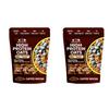 GrowFitz 25g High Protein Oats 800 Gram | Caffee Mocha Flavor Breakfast Oatmeal | 12g High Fiber, Almonds, Raisin, Pumpkin, Chia Seeds, Super Rolled Oats | Healthy Fats, No Added Sugar (Pack of 2) view 1