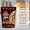 GrowFitz 25g High Protein Oats 800 Gram | Caffee Mocha Flavor Breakfast Oatmeal | 12g High Fiber, Almonds, Raisin, Pumpkin, Chia Seeds, Super Rolled Oats | Healthy Fats, No Added Sugar (Pack of 2) view 4