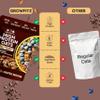 GrowFitz 25g High Protein Oats 800 Gram | Caffee Mocha Flavor Breakfast Oatmeal | 12g High Fiber, Almonds, Raisin, Pumpkin, Chia Seeds, Super Rolled Oats | Healthy Fats, No Added Sugar (Pack of 3) view 3