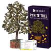 7 Decore Original Certified Pyrite Money Tree (300 Beds) | Natural Pyrite Crystal Tree for Wealth, Vastu, Feng Shui & Positive Energy | Home & Office Desk Decor | Gift-Ready Box (1012 Inch Height) view 1