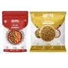 Dryfii Thepla with CHOLE Combo| 5 Pieces Thepla in 1 Pack | Ready to Eat Combo Meal | Quick Cooking | Perfect for Travel & Home | Pure Vegetarian Indian Food | Pack of 2 view 1
