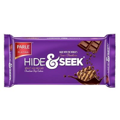 Hide & Seek Choco Chip Creme Chocolate Sandwich Biscuits, 400 Gm Pouch