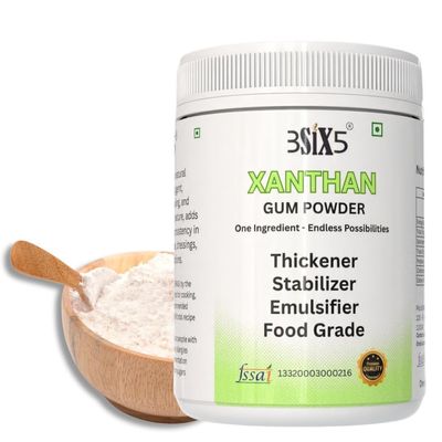 3SIX5 Xanthan Gum Powder 300G | For Baking And Cooking | Thickening, Binding Agent & Food Stabilizer | Perfect for Baking, Gelling | All Purpose Thickener & Emulsifier Agent 300gm