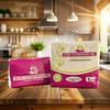 ECOF International Facial Tissue Soft Pack 300 Pulls | 100% Biodegradable, Virgin Paper, Eco Friendly and Chemical Free | Made In India | 50 Pulls X Pack of 6 view 3
