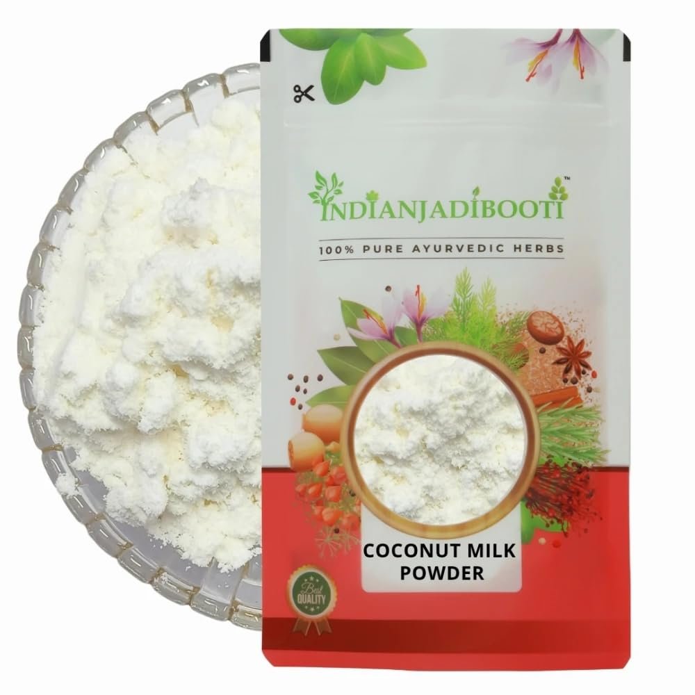 IndianJadiBooti Coconut Milk Powder 500g - Edible Coconut Cream - Nariyal Malai Powder
