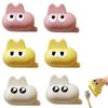 6 Pcs Toothbrush Cover Case, Banana Toothbrush Cover Cap for Travel, Home, School, Portable Tooth Brush Protector Cover Box, Yellow and Pink view 1