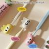 6 Pcs Toothbrush Cover Case, Banana Toothbrush Cover Cap for Travel, Home, School, Portable Tooth Brush Protector Cover Box, Yellow and Pink view 4