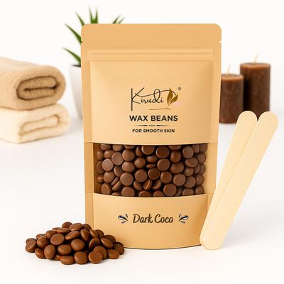 Coco Hard Wax Beans 800g for Women Hair Removal | Stripless Brazilian Wax Beads for Face, Legs & Bikini | Painless Waxing Kit | Smooth Skin Salon Quality Wax