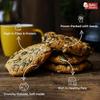 Bake Heart Protein Seed Cookies | Healthy, Nutritious, and Delicious Biscuits | Made with Chia, Pumpkin, Sunflower & Watermelon Seeds | Tea Time Bakery Snacks | Gluten-Free | 200g Pack view 3