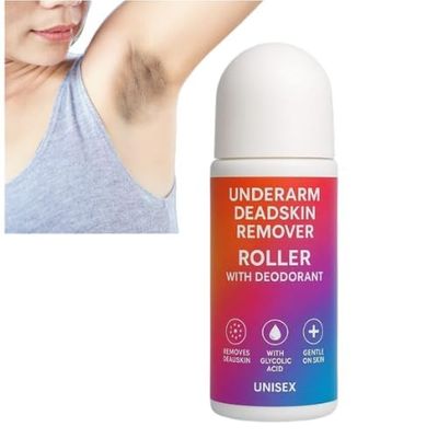 VAMISA Underarm Dead Skin Remover Roller for Dark Underarms, Inner Thighs, Knees & Bikini Area | Whitening & Brightening Roll-On | Long-Lasting Freshness for Men & Women